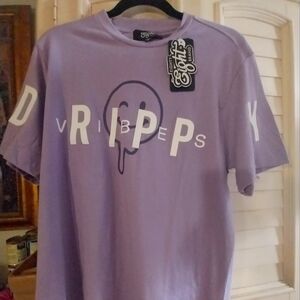 RIPP VIBES Purple Drippy T-Shirt